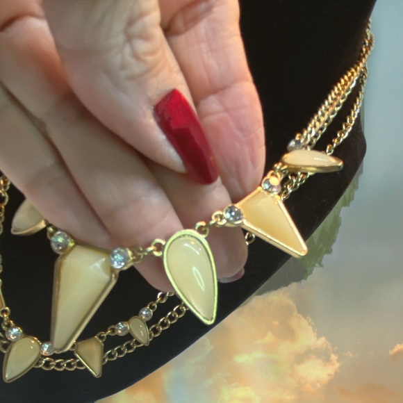 Nicole By Nicole Miller Layered Chain Statement Necklace - Picture 3 of 6